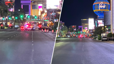 Dos muertos tras tiroteo frente al Hotel Bellagio