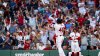 El beisbolista venezolano Wilson Contreras estalla en llanto en pleno juego