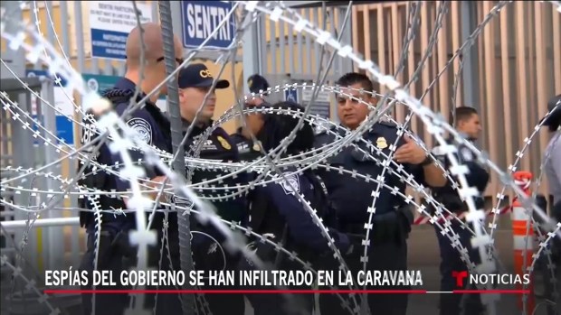 Agentes estadounidenses infiltraron caravana