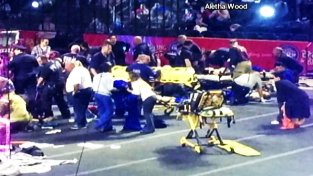 Video: Nueve acróbatas heridos en un circo