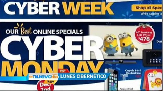 Video: Locura de compras en lunes cibernético