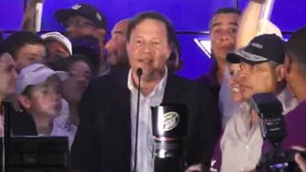 Video: Varela gana las elecciones en Panamá