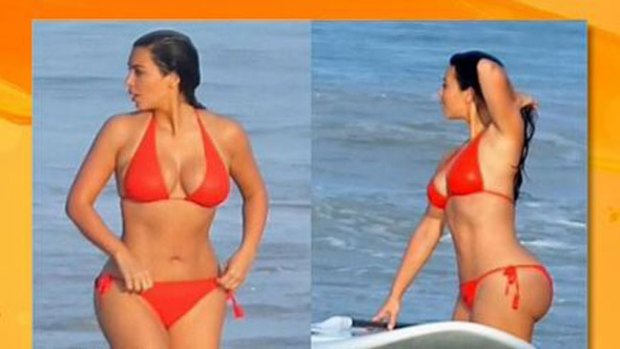 Video: Kim Kardashian, sexy sirena del mar