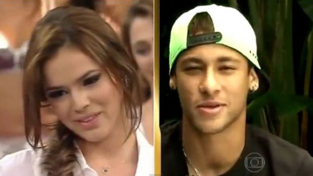 Video: Neymar hace llorar a su novia Bruna