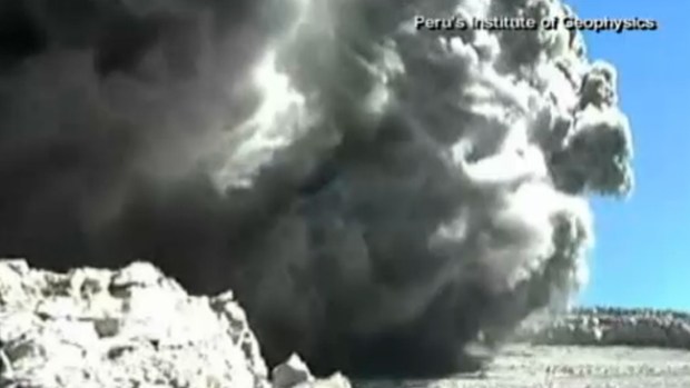 Video: Erupción volcánica grabada en video