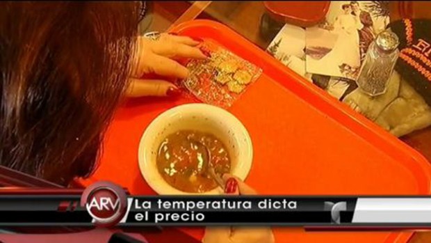 Video: Clima determina precio de la sopa