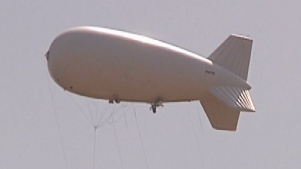 Video: Globos aerostáticos vigilan la frontera