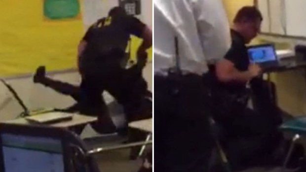 En video: Despiden a policía que agredió a estudiante