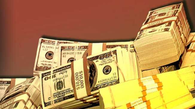 Llueve dinero sobre cinco ciudades de EEUU