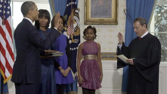 Obama se juramenta para segundo mandato